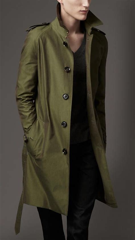 military mens coat burberry olive|burberry trench coat worth it.